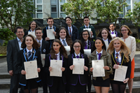 Five A Higher Exam pupils 2018
